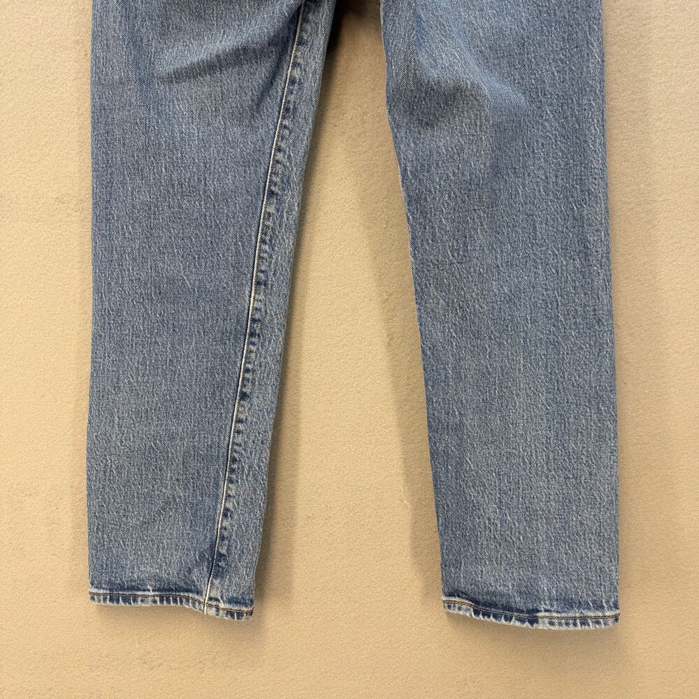 Levi's Premium Wedgie Straight Jeans Women's 25 (2) Blue Big E Button Fly EUC - Picture 5 of 16